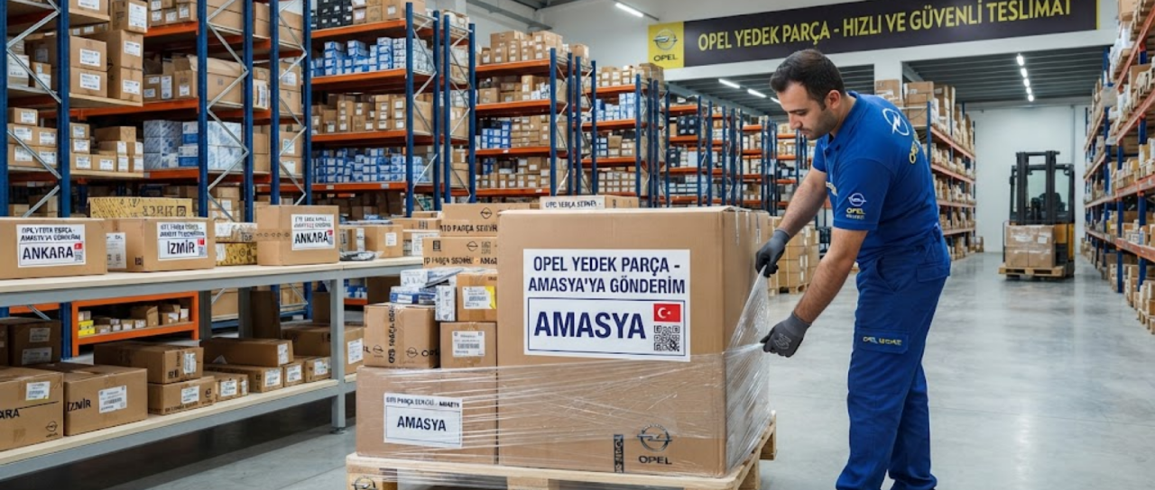 Amasya'ya Opel Yedek Parça Gönderimi