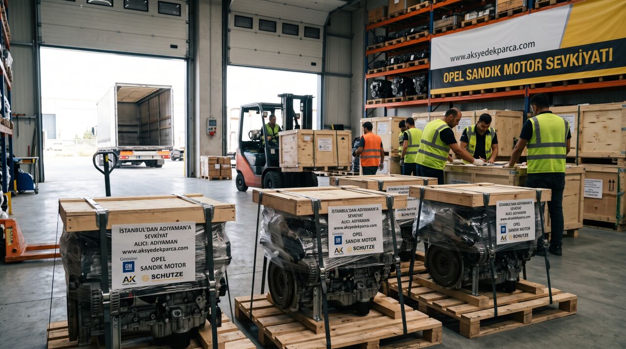  Adıyaman Opel Sandık Motor Gönderimi