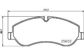 Ön Balata Ford Transıt V363 14> -Transıt Custom 2.2 Tdcı 12> Kablosuz KALE 25602 174 04 ANS KD20