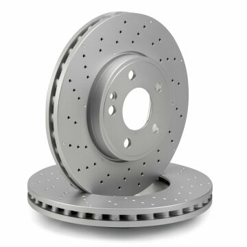 Mercedes W176 Kasa A160 Ön Fren Disk Takımı ( Delikli ) Bosch Marka 2464212512 - 0986479A02