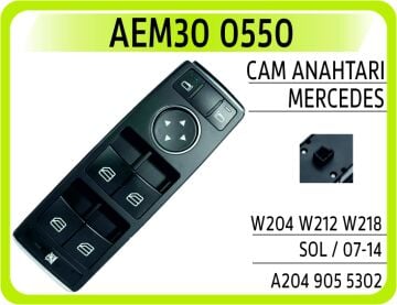 Cam Anahtarı Mercedes W204 W212 W218 Sol / 07-14 AEM30 0550