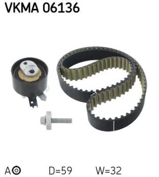 Triger Seti Renault Clıo Iv 12> Symbol Iıı 13> Fluence 09> Megane Iv 15> Dacıa Sandero Iı 12> Duster 10> Mercedes Om607 W176 W246 C117 W415 X156 . Nissan Qashqaı Iı 13> Juke 10> 1.5 Dci K9k Euro 5 119 SKF VKMA06136