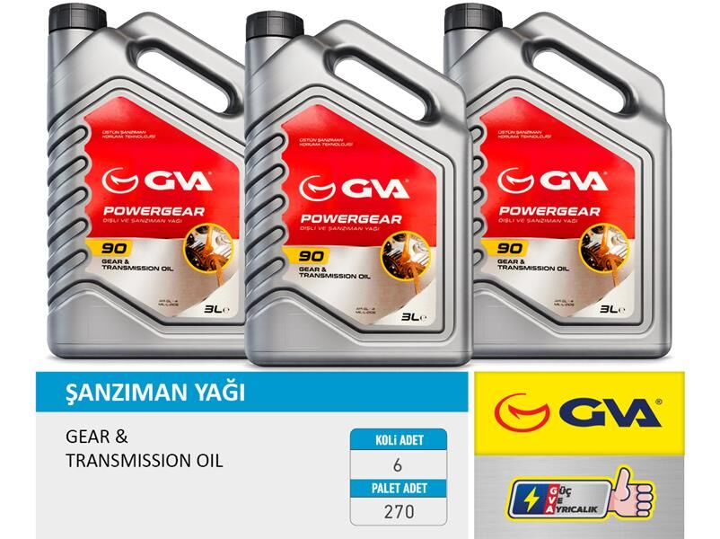 Şanzıman Yağı 90W Apı Gl-4 3 Lt GVA 9921820