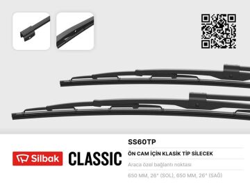 Silecek Süpürgesi 650Mm Magırus M2000-03-04 Otokar Mınıbus SILBAK SS60TP