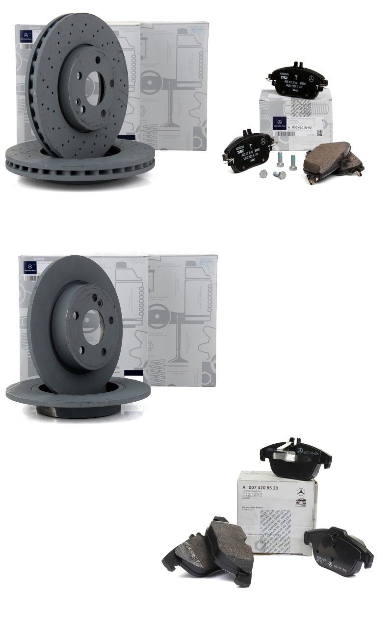 Mercedes W176 Kasa A180 Ön Ve Arka Fren Disk Ve Balata Seti Orijinal Mercedes 2464212512 - 0004203002 - 2464230012 - 0074209420