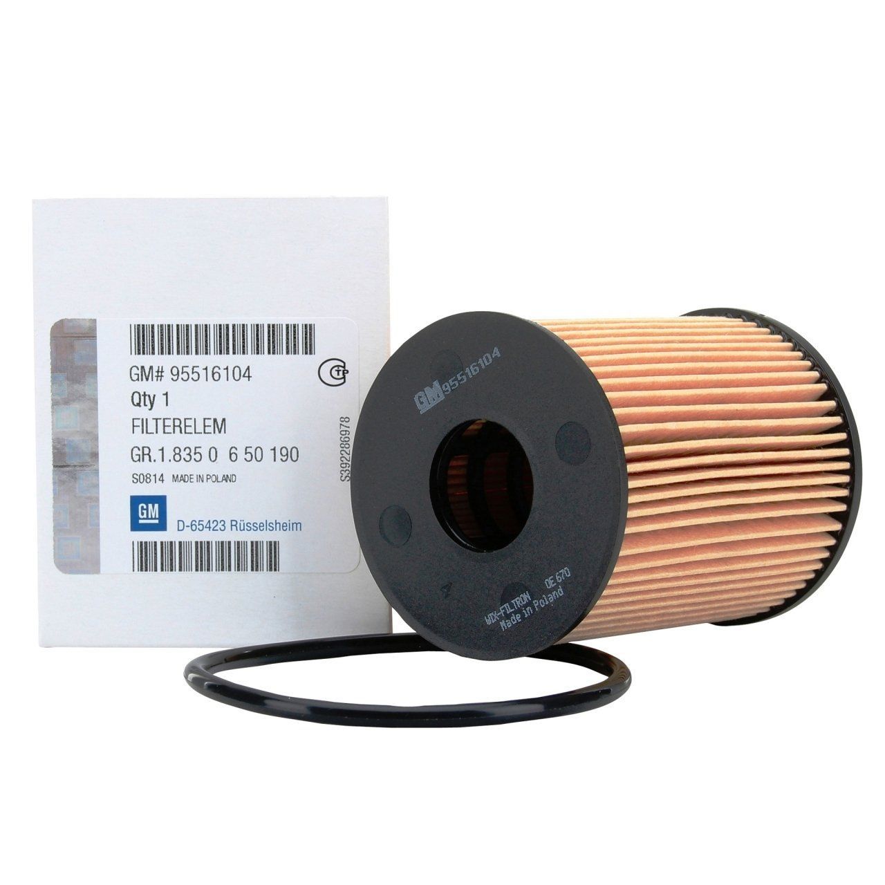 Opel Corsa D 1.3 Dizel Yağ Filtresi GM (Tırnaklı Tip) 5650342 - 650190