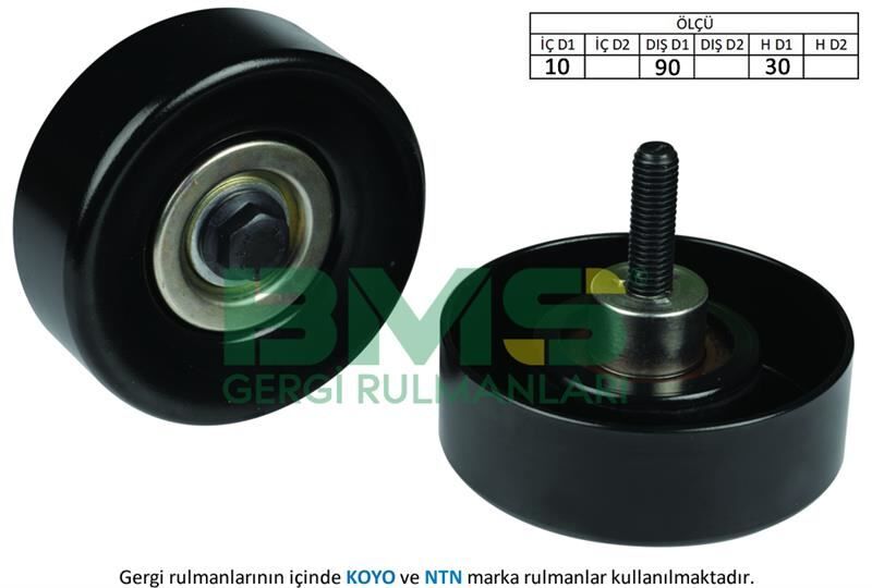 Alternatör Gergi Rulmanı Fıesta 1.8Dı 00- -Focus 1.8Tdcı-1.8Dı-1.8Tddı 98-04 -Tourneo Connect 1.8D BMS 137P