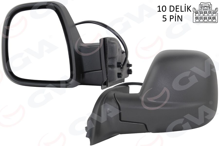 Dış Dikiz Aynası Fıat Yeni Doblo Combi- Carg0 Elektrikli Desenli Rezistanslı Sol 23- GVA 1029103