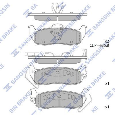 Arka Balata Grand Cherokee Iı 2.7 Crd 02 > Grand Cherokee Iıı 5.7 V8-3.7 V6 05 > Gdb4137 SANGSIN SP1512