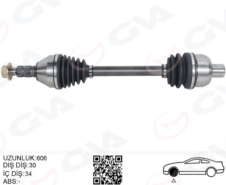 Komple Aks Ön Sağ Opel Insıgnıa 1.6 T A16let M-T 08- GVA 4491216