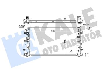 Motor Su Radyatoru Mercedes Sprınter B906 06> Otomatık Sanzıman KALE 363530