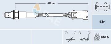 Oksijen Sensörü Ön 4Fişli Astra G-Astra H-Insıgnıa A-Vectra B-C-Merıva A-Antara-Captıva-Aveo-C2- C3-Lacettı-P206-P307-P308-Partner-Berlıngo-Mgn-Clıo-Lgn-Twng-Logan-Sandero 1.4-1.6-1.8-2.0 FAE 77432