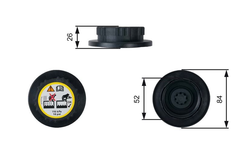 Radyator Yedek Su Deposu Kapagı Land Rover Dıscovery Iıı-Iv L319 Freelander I L314 Range Rover L320 L322 GATES RC246