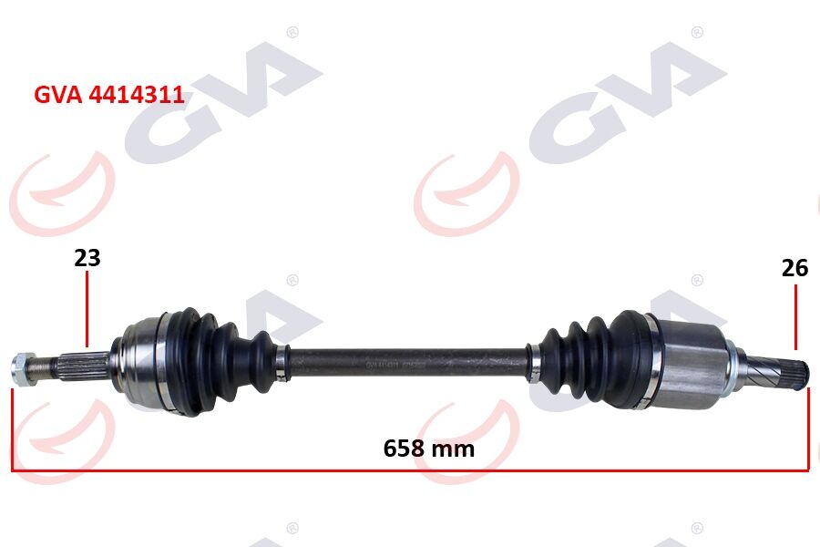 Komple Aks Sol Clıo Iv 0.9 Tce A/T 12- 6 Vites GVA 4414311