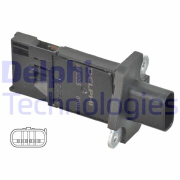 Hava Debimetresi Freelander 2 L359 Defender L316 Transıt V348-V347 2.4 Tdcı 06>11 Mondeo Iv 07>14 Connect 09>14 1.8 Tdcı Volvo S80 Iı 08>11 V70 Iıı 07>11 Peugeot Boxer Cıtroen Jumper 2.2 Hdı DELPHI AF10255-12B1
