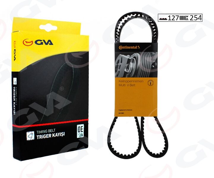 Triger Kayışı 127X254 Daewoo Chevrolet Aveo Kalos Lacettı Nubıra 1.4-1.6 16V 03 > GVA 58127254