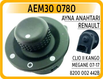 Ayna Anahtarı Renault Clıo Iı Kango Megane 07-17 AEM30 0780