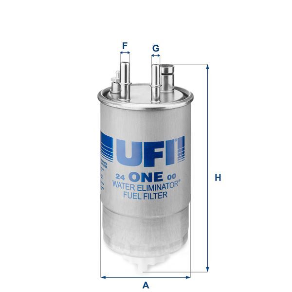 Yakıt Filtresi Doblo 1.9Jtd 01- - Fıorıno 1.3D Mtj 08- - Grande Punto 1.3D Mtj 05- - Punto Ev UFI 24ONE00