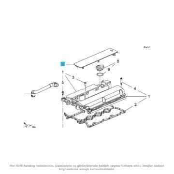 Opel Astra H Ecotec Kapağı 1,6 Benzinli Orjinal