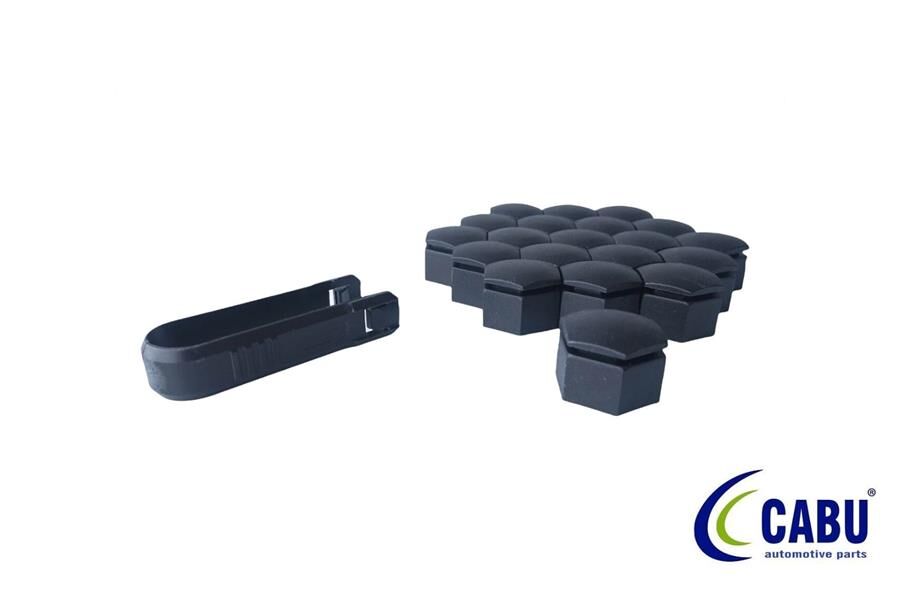 Bijon Kapağı Siyah 22X21mm Insıgnıa - A 20 Adet 220644 CABU 220668