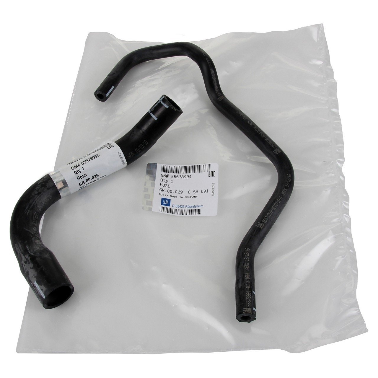 Opel Astra H 1.4 Twinport Motor Havalandırma Hortumu Uzun ve Kısa Set Orjinal 55578994 / 55578995