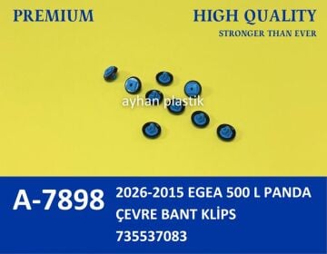 Çevre Bant Klips Fıat Egea-500L-Panda 2015>2026 AYHAN A7898