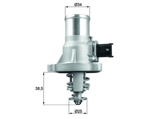 Termostat 105C Metal Gövdeli Müşürlü Astra J-Mokka-Insıgnıa-Cruze 09>Croma 05>1.6 MAHLE TM41.105