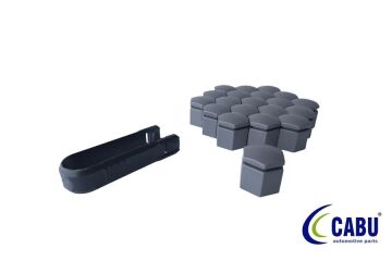 Bijon Kapağı Kömür Metalik 19X24mm Astra J - K. Insıgnıa B. Mokka 20 Adet 220644 CABU 220648