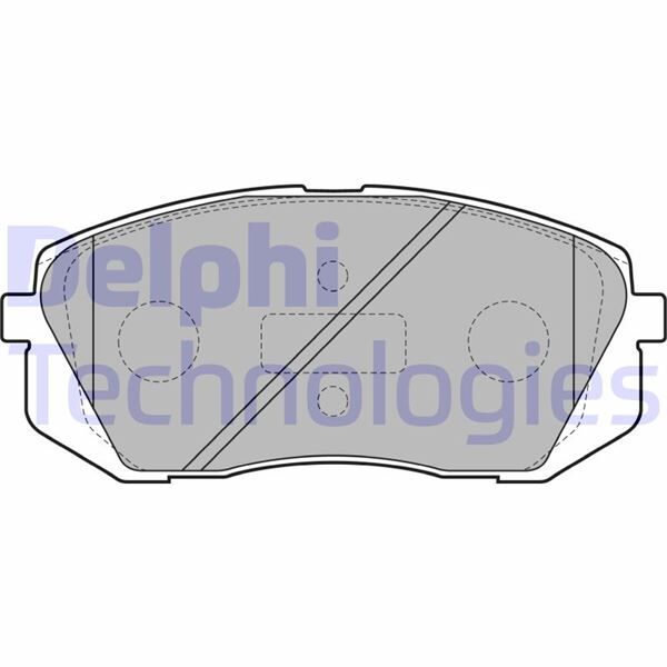 Ön Fren Balata Hyundaı İx35 2.0L D4ha Crdi Dizel 136Hp 10-15 / Kıa Sportage 2.0L D4ea D4ha Dizel 06-15 Kalınlık : 16 Mm DELPHI LP2050