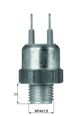Hararet Musuru Bmw M20 M21 M30 E21 E30 E12 E28 E24 E23 . Opel Omega A 2.3 3.0 MAHLE TSW24D