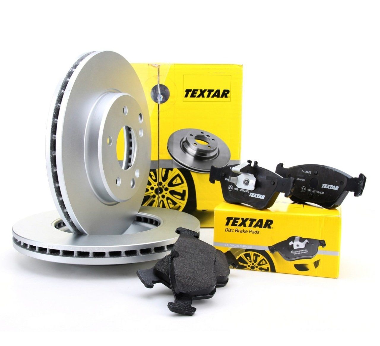 Mercedes W204 Kasa C200 Kompressor Ön Fren Disk Ve Balata Kit Takımı Textar Marka 92159603 - 2430601