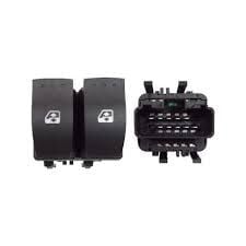 Cam Açma/Kapama Çiftli Ön Sol Çiftli-Siyah Renault Megane Iı 02> Trafıc Iı 06> Laguna Iı 01> Opel Vivaro A 06> 10 Fişli EMA CD505