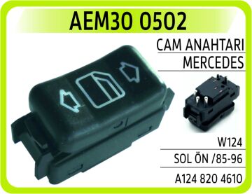 Cam Anahtarı Mercedes W124 Sol Ön /85-96 AEM30 0502