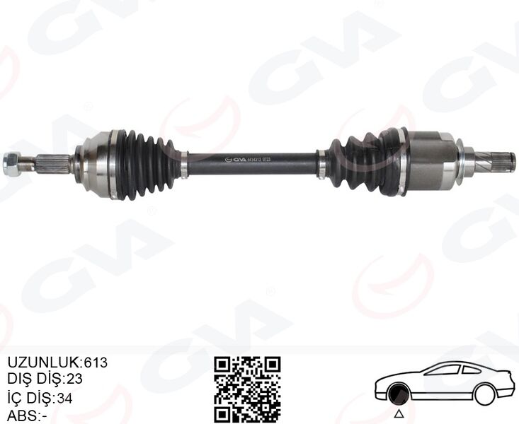 Ön Aks Sol Renault Clıo Iv 1.5 Dcı A-T 12- GVA 4414313