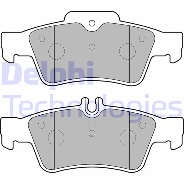 Fren Balatası Arka Mercedes W211 S211 C218 C219 W212 S212 W221 C215 DELPHI LP1868