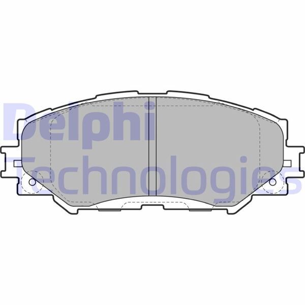 Ön Fren Balata Toyota Aurıs. Corolla 1.6L 1Zr-Fe Zre151 07-11 / 1.33L 1Nr-Fe Nre150 6 Vites 10-12 DELPHI LP2002