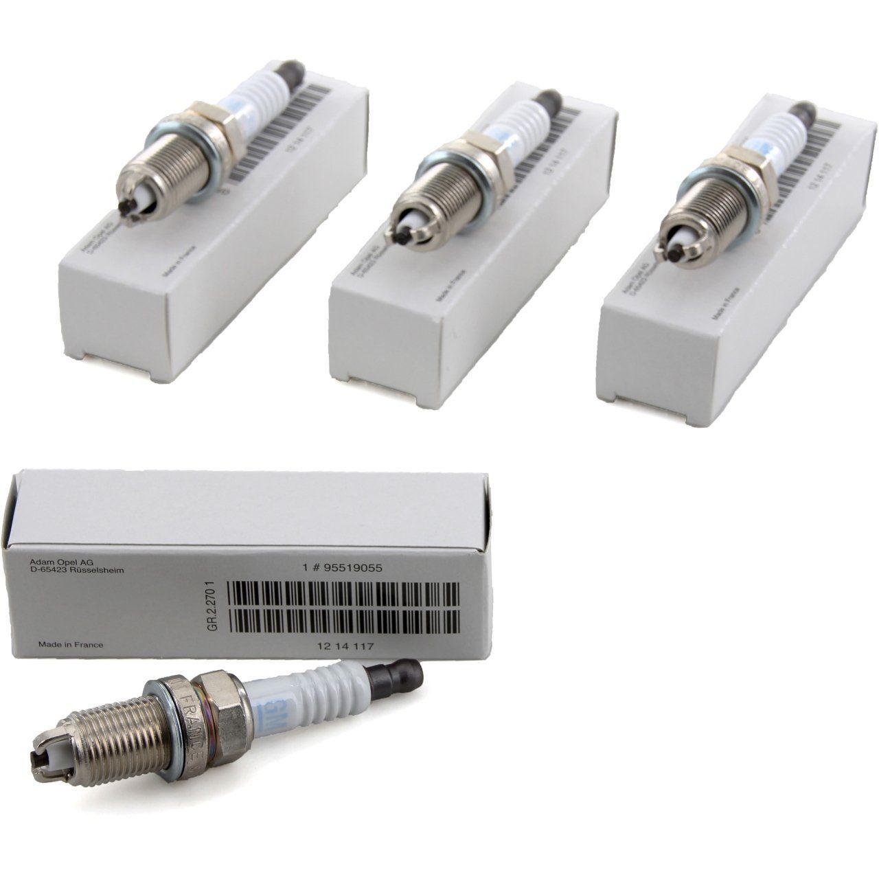 Opel Astra F Çift Tırnak Buji Takım GM 95519055 - 1214117