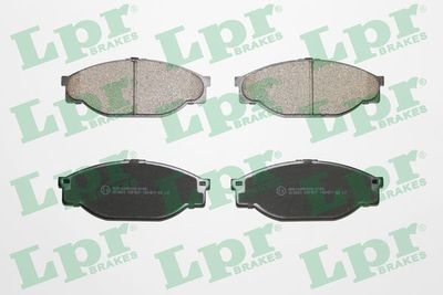 Ön Fren Balata Toyota Hılux 2.4L 2L-T Ln85 Ln145 4X2 90-04 / Hıace 2.4L 2L Lh112 Lh114 89-> LPR 05P927