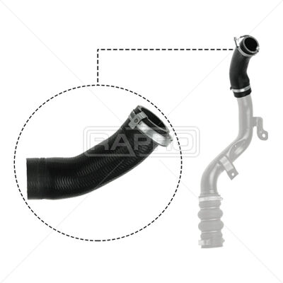 Turbo Intercooler Dırsek Hortumu Connect 1.8Tdcı 75Ps 90Ps 06>13 RAPRO 16239