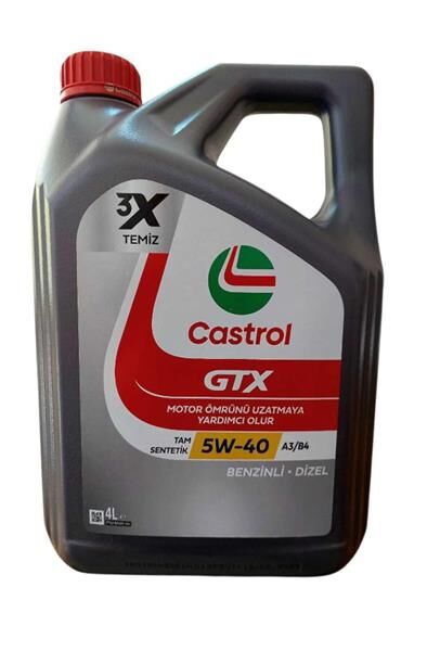 Motor Yağı Gtx 5W-40 A3/B4 4X4l H Tu CASTROL 15ECA4