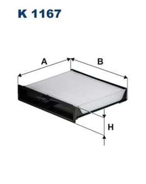 Polen Filtresi Scenıc Iı 1.4-1.6-1.6 16V-2.0 16V-1.5Dcı-1.9Dcı-2.0Dcı Plastik Çerçeveli FILTRON K1167