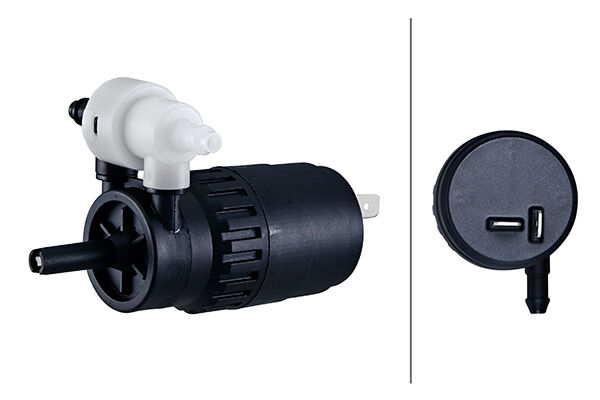 Cam Su Silecek Fiskiye Pompası Motoru Astra F Hb-Sw 91>98 Corsa B 93>00 Vectra A Hb 88>95 Omega B Sw 94>03 Çift Çıkış HELLA 8TW006849341
