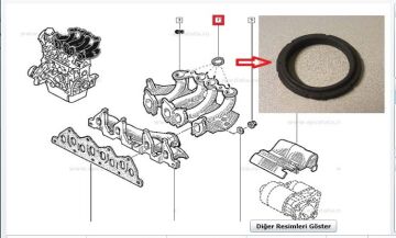 Emme Manifold Boğaz Contası Tk. 4Ad. Kng 1.9 Dzl. F8q AFT KC516125