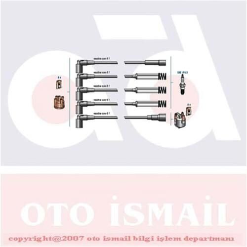 Buji Kablo Takımı Metal Tüplü Opel Vectra A-Omega A-Frontera A-Calıbra A 1.8-2.0 İe 8V 88>95 DODUCO 7808