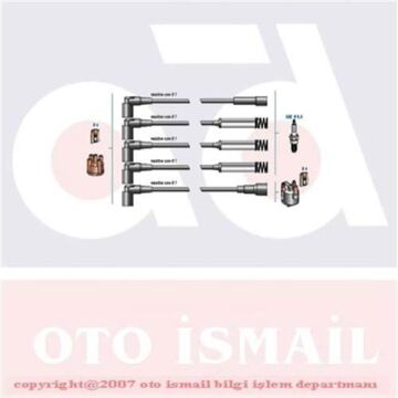 Buji Kablo Takımı Metal Tüplü Opel Vectra A-Omega A-Frontera A-Calıbra A 1.8-2.0 İe 8V 88>95 DODUCO 7808