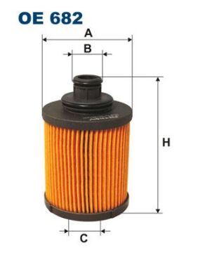 Yağ Filtresi Opel Astra H-Corsa C-Corsa D-Combo-Merıva A-Agıla 1.3 Cdtı 500 Albea Doblo Fıorıno Pu Nto Idea Lınea Panda 07> Mıto 09>15 Ypsılon 03>12 1.3 Mtj FILTRON OE2005