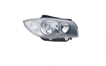 20-A649-A5-2B B.1 E87 Ön Far El.Gri Hb.Rh.07- TYC BMW1001009