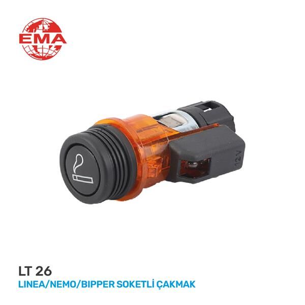 Komple Çakmak Soketli Lınea-Nemo-Bıpper Turuncu / 3 Fişli EMA LT26