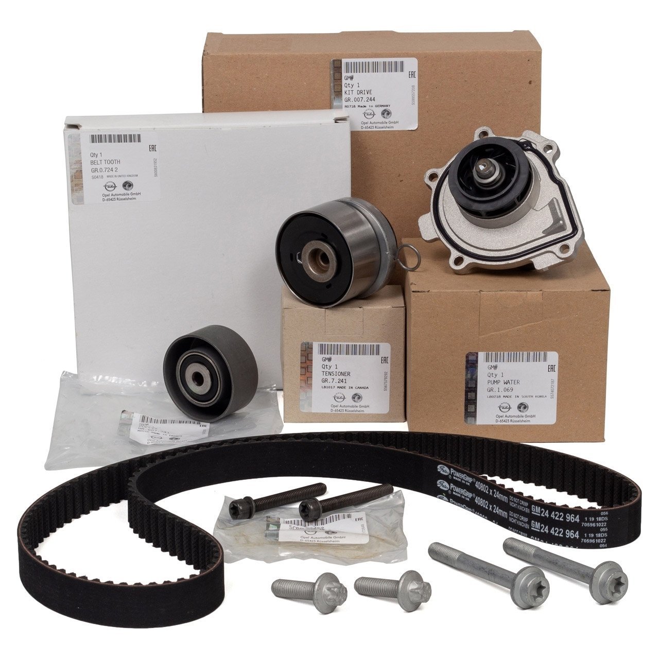 Opel Astra H 1.6 Triger Seti ve Devirdaim Orjinal 1629067 /  25195119 AH