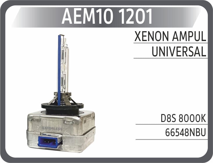 Xenon Ampul D8s 8000K AEM10 1201